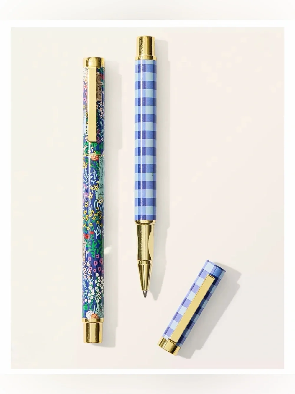 NEW MACY’S 2026 “MACY’S FLOWER SHOW” 250th CELEBRATION 2-PIECE BLUE PEN SET
